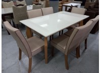 DINING TABLE GHALA REF S208-127 (2PC) 6 PLACES RE